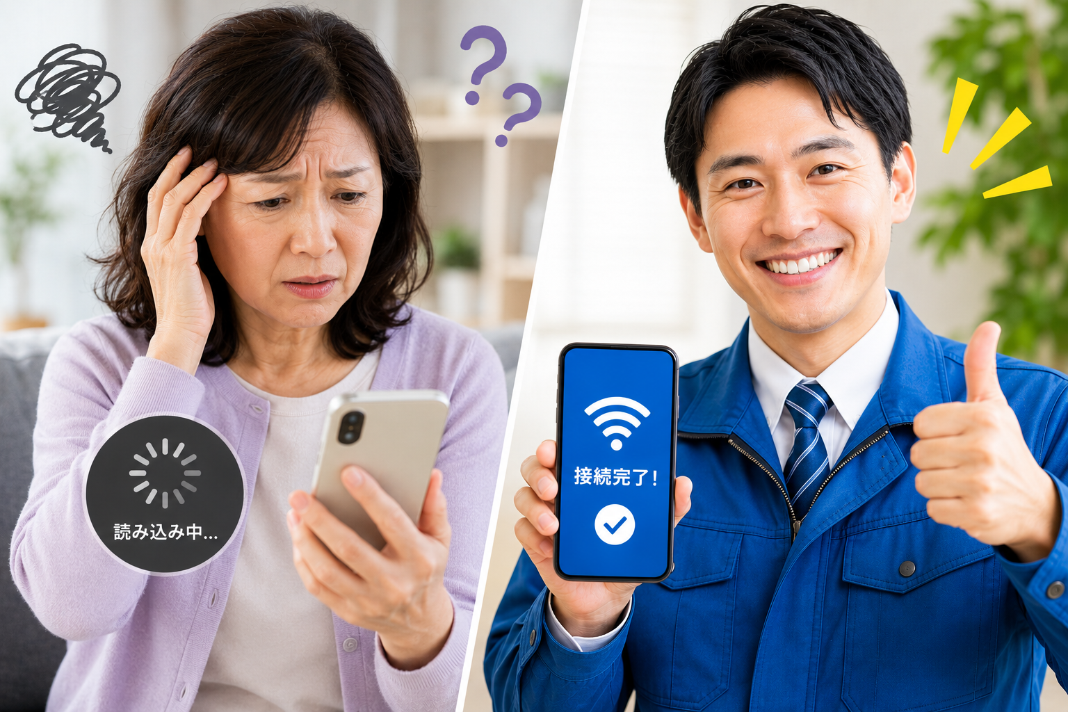 スマホ・ネットのトラブルはLINEで即解決