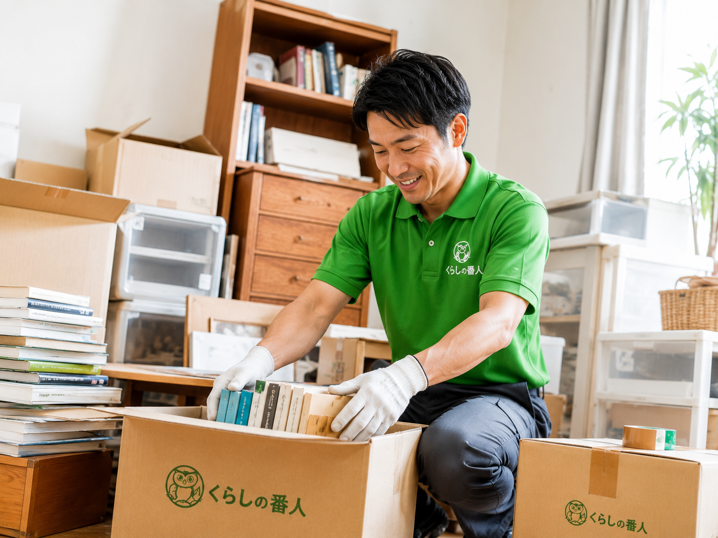 混在ゴミの片付けイメージ